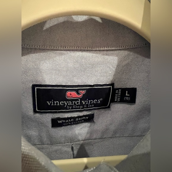 vineyard vines boys blue button down shirt - Picture 2 of 2